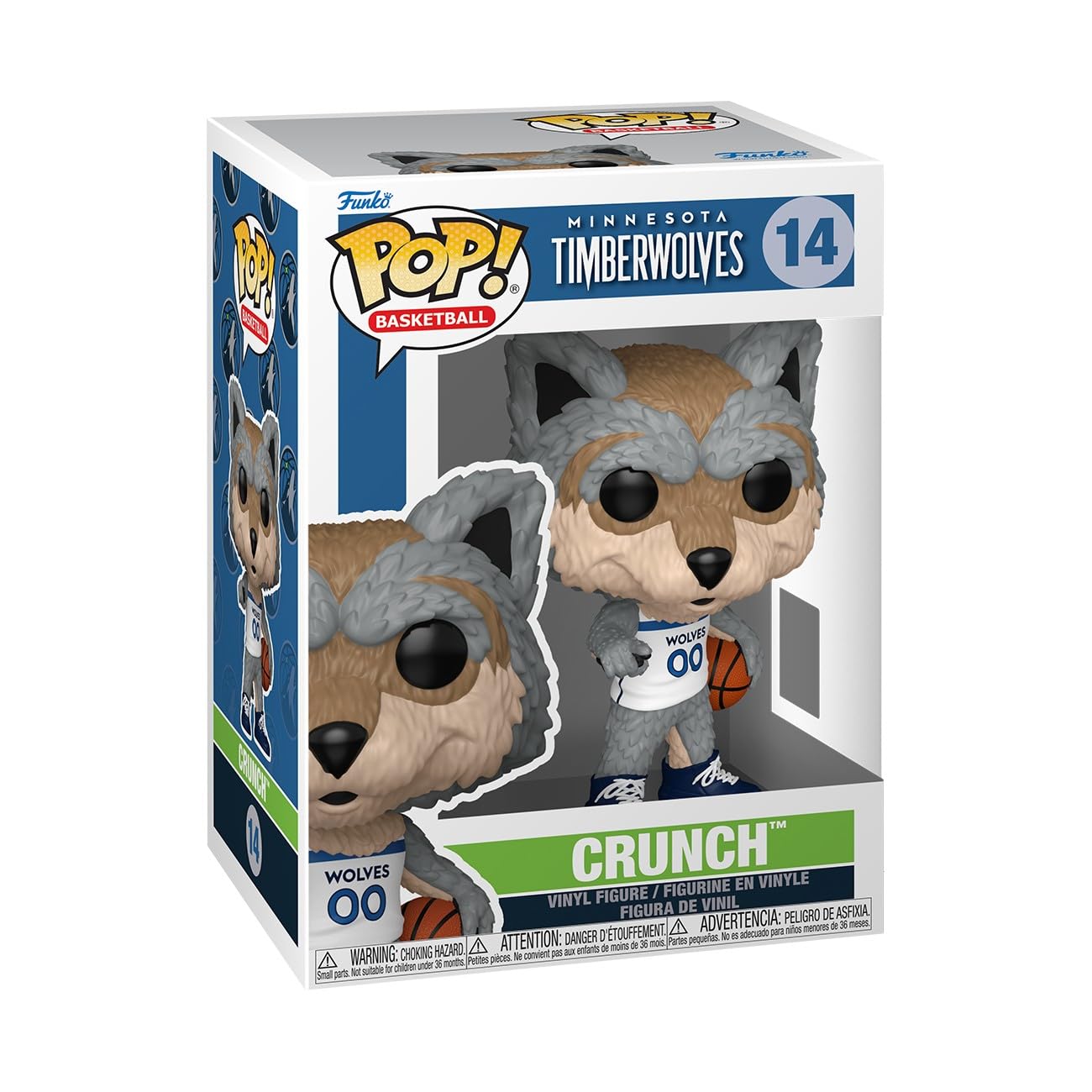 Funko Pop! NBA Mascots: Wolves - Crunch The Wolf