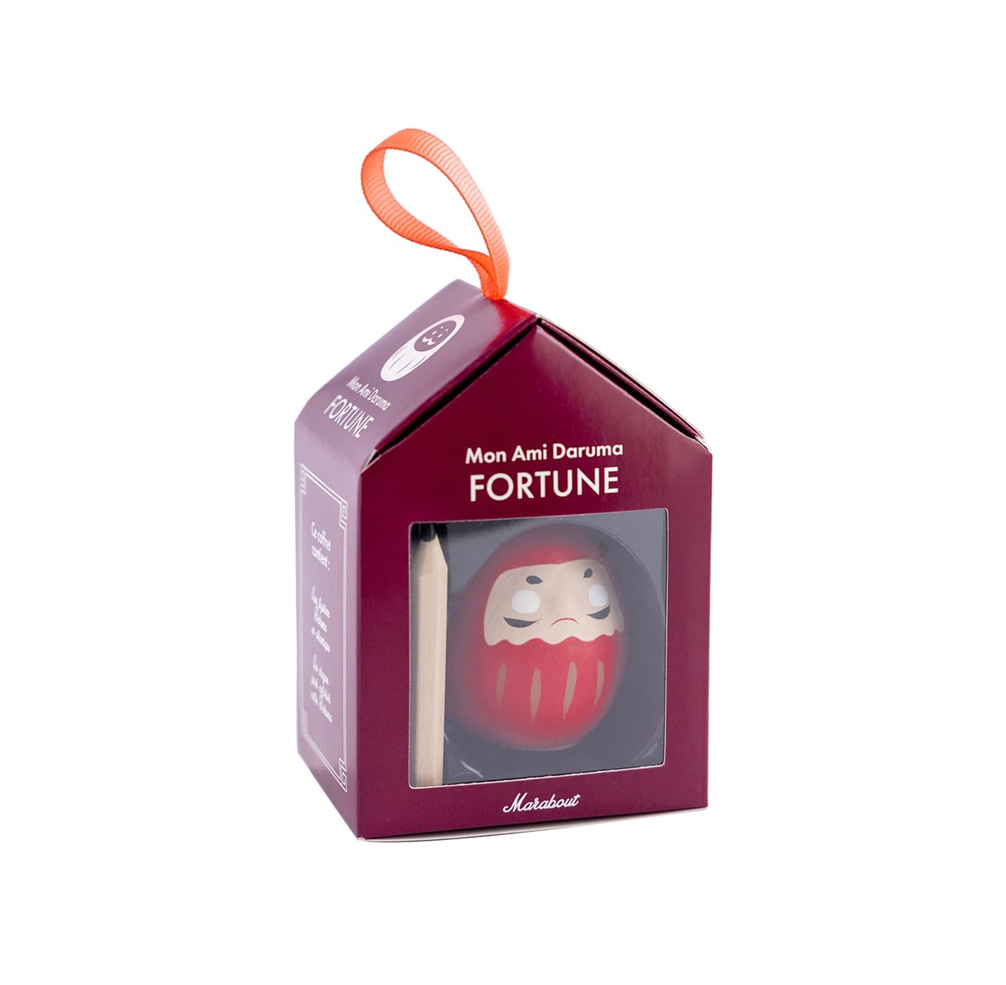 Mon Daruma Fortune: Avec une figurine Daruma en céramique et un crayon: 31604