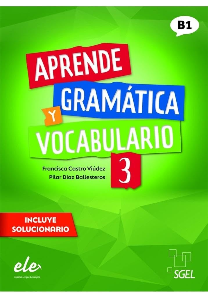 Libro: Aprende gramática y vocabulario 3