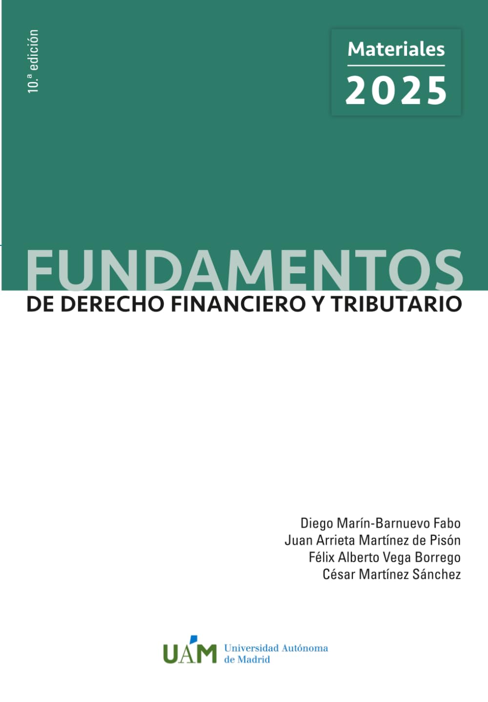 Libro: Fundamentos de Derecho Financiero y Tributario. Materiales 2025