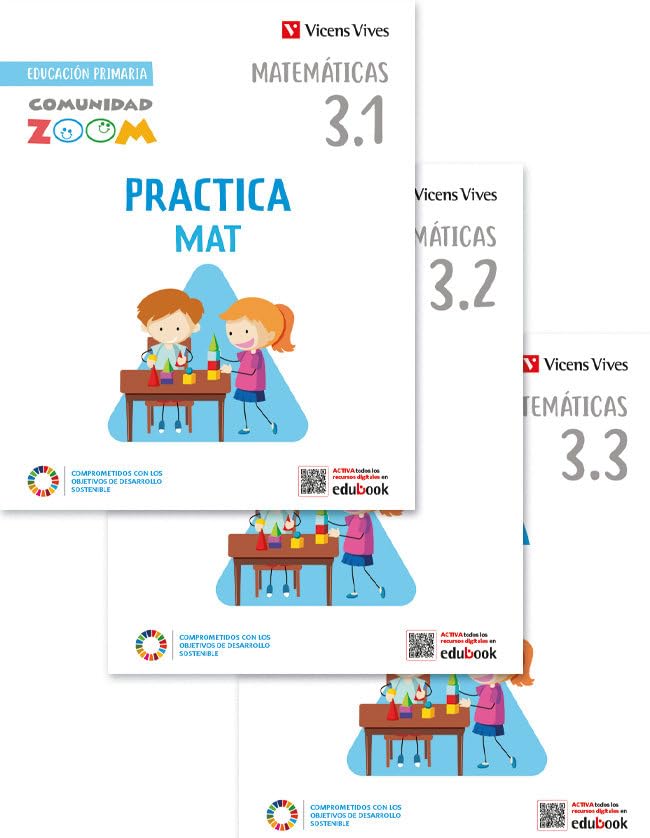 Libro: PRACTICAMAT 3 TRIM ACTIVIDADES (COMUNIDAD ZOOM) - 9788468281025