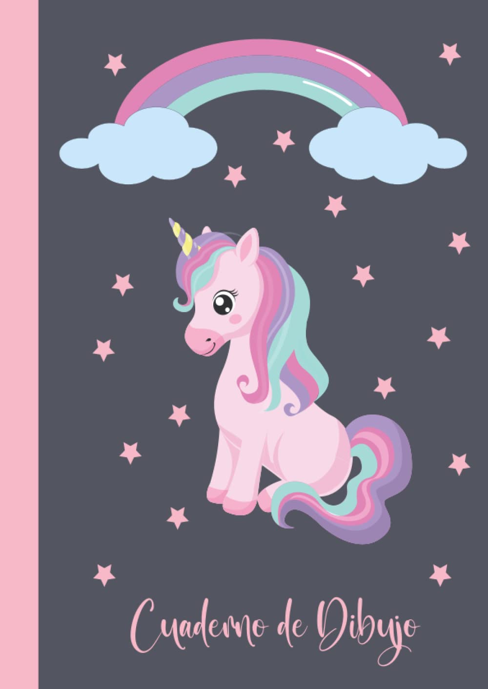 Libro: Cuaderno de Dibujo: Cuaderno de Dibujo para Niños y Adultos - Tamaño A4 - 109 Páginas Blancas - Bloc de Dibujo con Cubierta de Unicornio