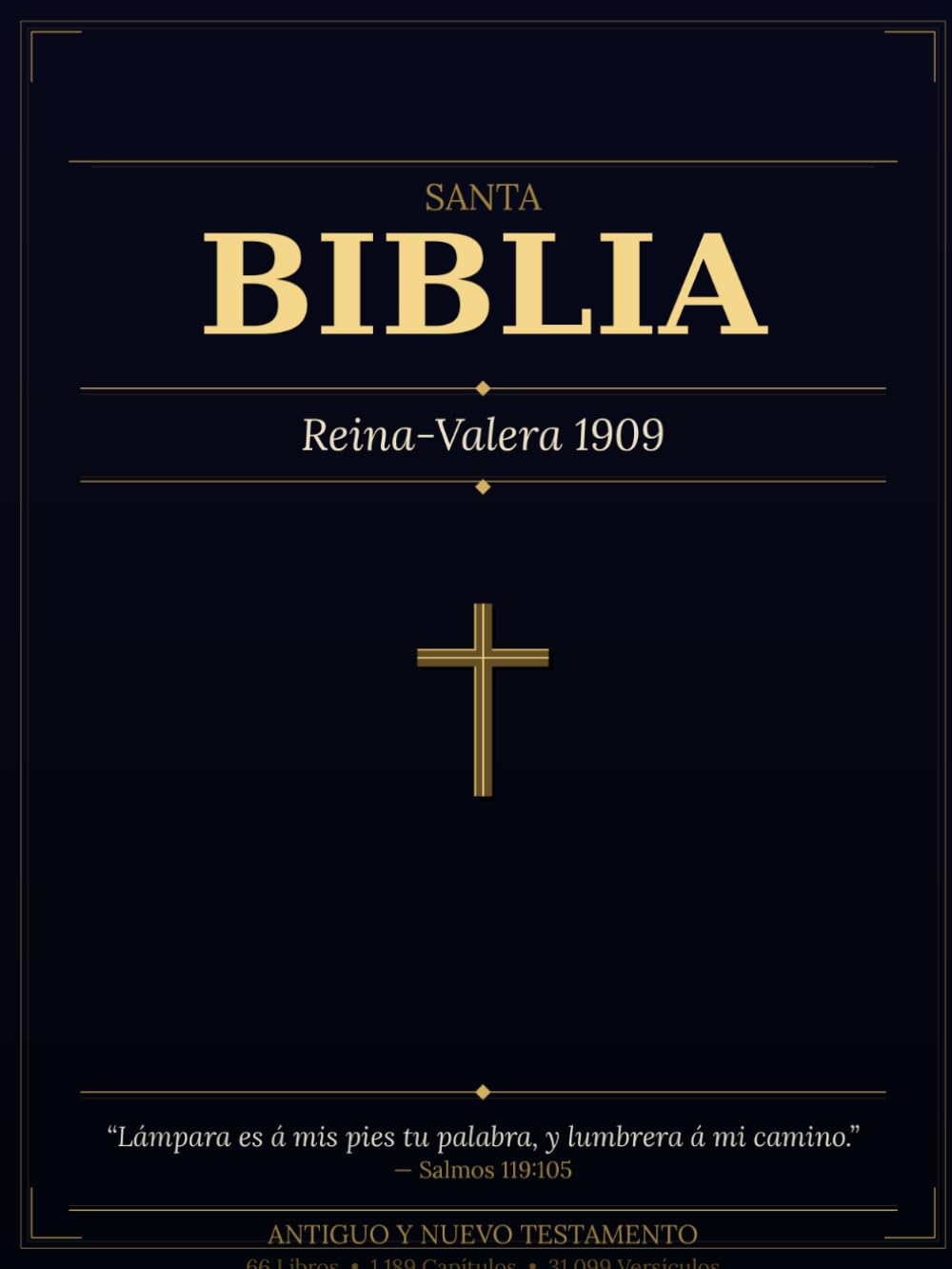 Libro: Santa Biblia — Reina-Valera 1909: Antiguo y Nuevo Testamento Completo (Spanish Edition)