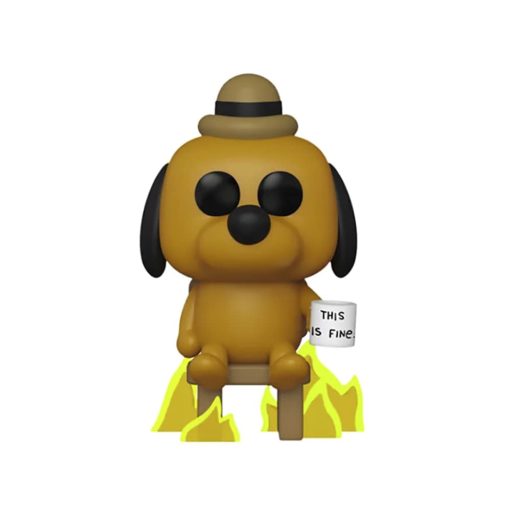 Funko This is Fine Dog Pop! Figura de Vinilo - Entertainment Earth Exclusivo
