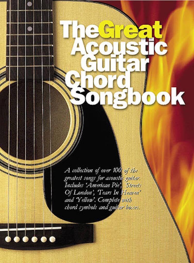 Libro: THE GREAT ACOUSTIC GUITAR CHORD SONGBOOK
