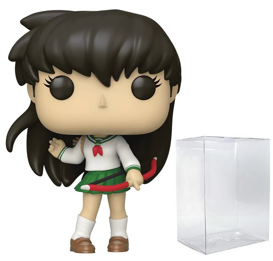 Funko Pop: POP Inuyasha - Kagome Higurashi Funko Figura de Vinilo (Bundled with Compatible Box Protector Case), Multicolored, 3.75 Pulgadas