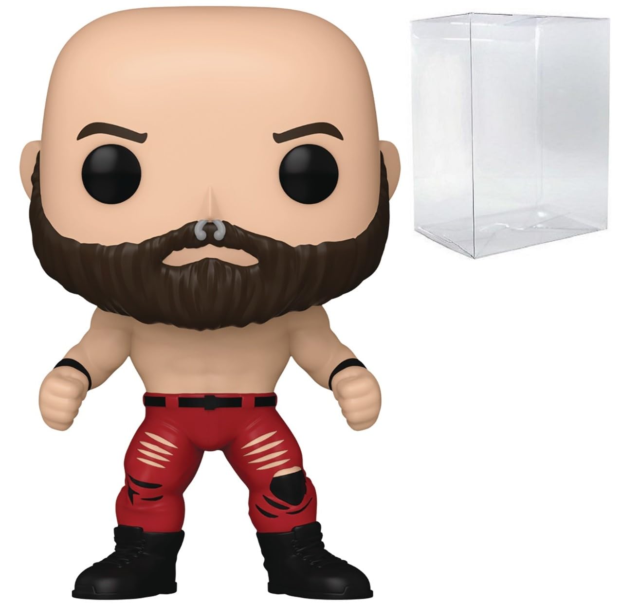 Funko Pop: POP WWE: Braun Strowman Funko Figura de Vinilo (Bundled with Compatible Box Protector Case), Multicolor, 3.75 Pulgadas