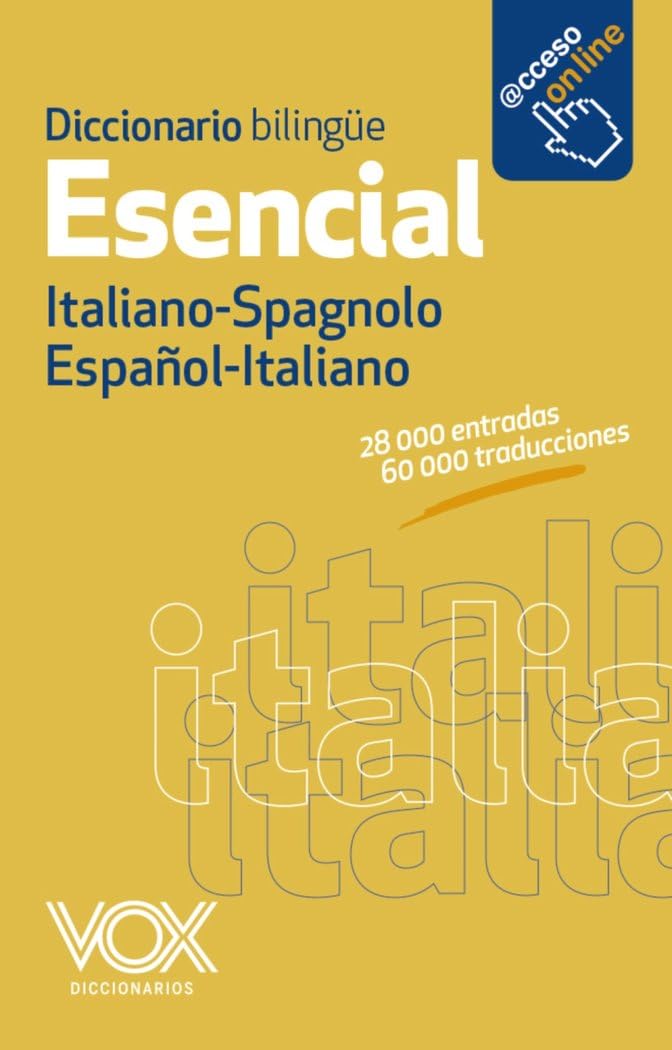Libro: Diccionario Esencial Español-Italiano / Italiano-Spagnolo: diccionario bilingüe italiano-spagnolo (VOX - Lengua Italiana - Diccionarios Generales)