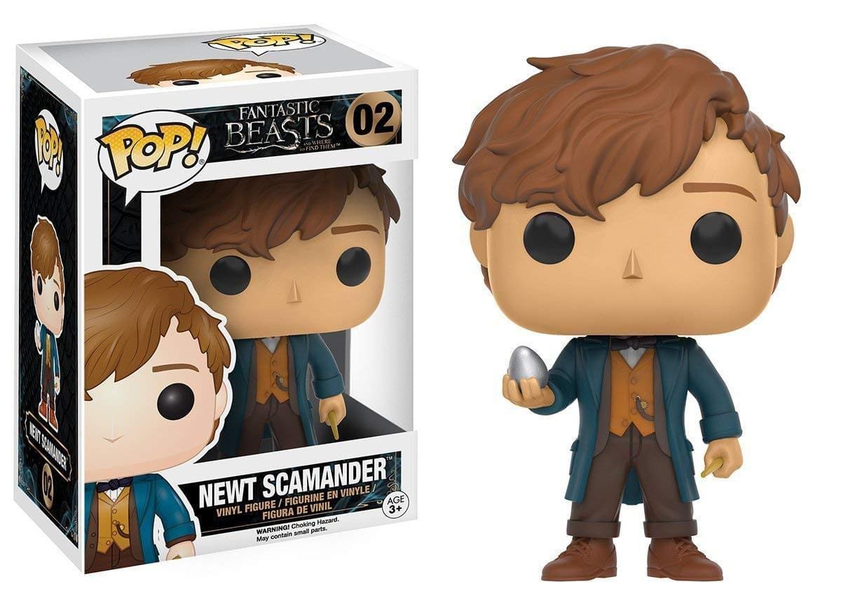 Funko POP Movies: Fantastic Beasts - Newt w/Egg Figura de Acción