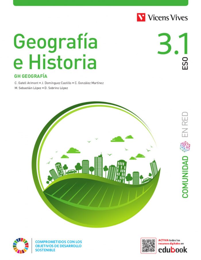 Libro: Geografía e Historia 3 (3.1 Geografía 3.2 Historia) (Comunidad en Red)
