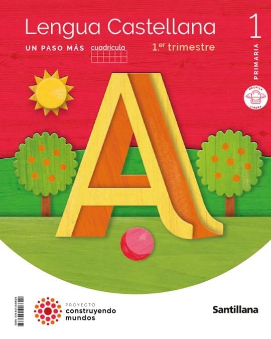 Libro: LENGUA UN PASO MAS CUADRICULA M LIGERA 1 PRIMARIA CONSTRUYENDO MUNDOS