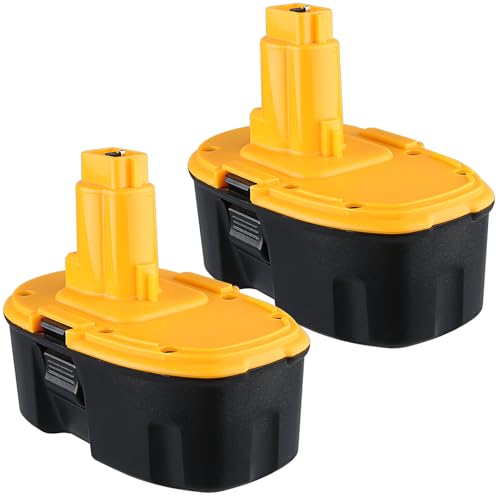 Xmenany---Paquete-de-2-baterías-DC9096-de-18-V-y-4800-mAh-(NiMH)-para-Dewalt-(XRP,-DW9095,-DW9096,-DW9098,-DE9039,-DE9095,-DE9096,-DE9098,-DC9099-y-DC9098)