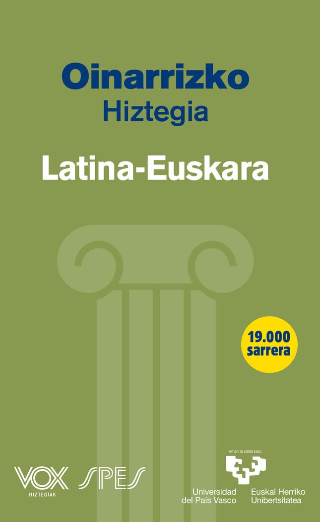 Libro: Oinarrizko hiztegia latina - euskara