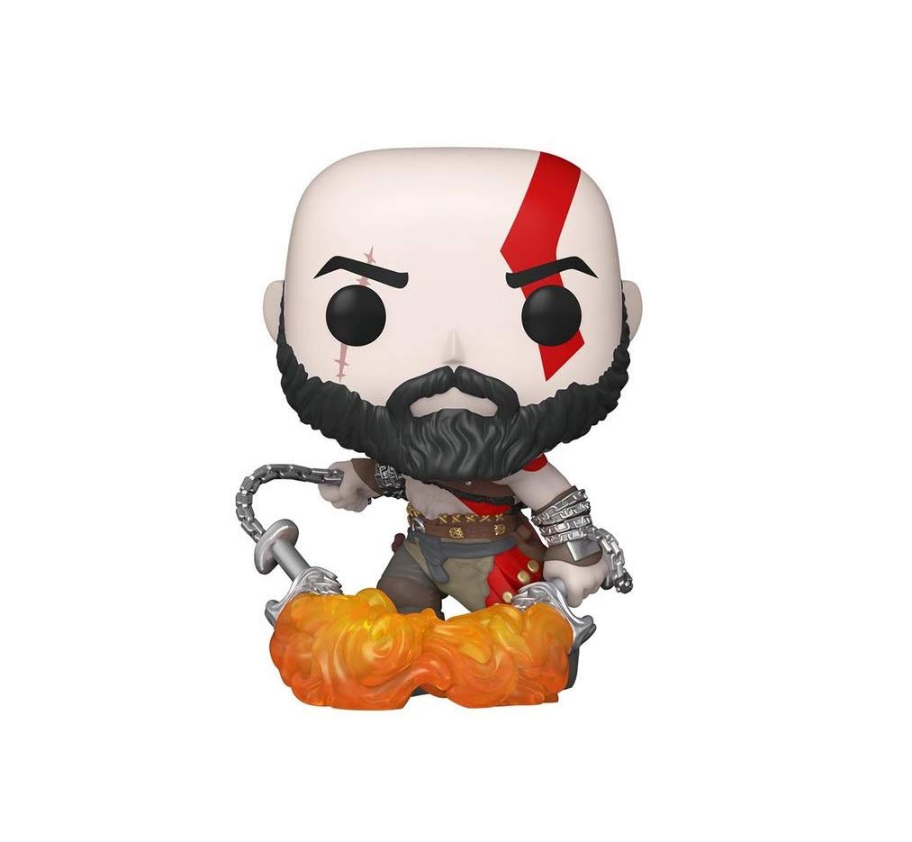 Funko Pop! God of War Kratos with The Blades of Chaos Exclusivo Figura 154 GITD Brilla en la Oscuridad