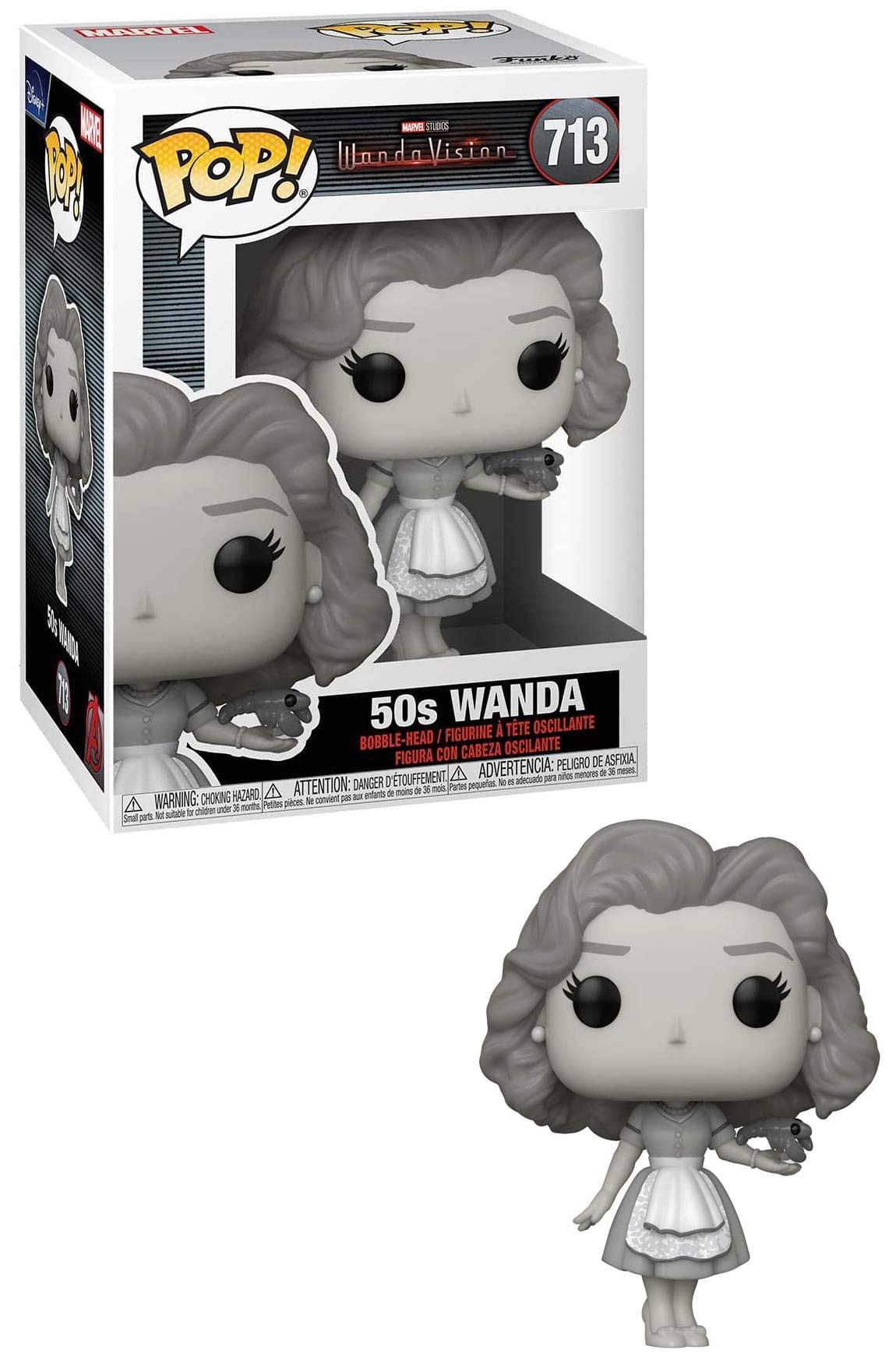 Funko Pop! Marvel: WandaVision - 50's Wanda Figura de Vinilo