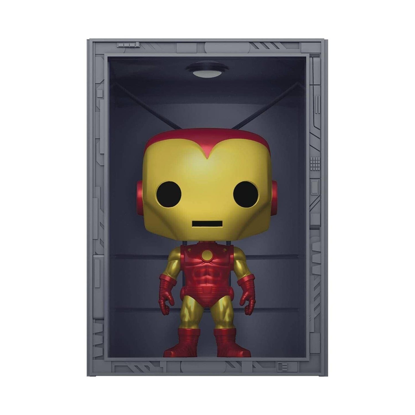 Funko Pop! Marvel Hall of Armor: Iron Man Model 4 Exclusivo Deluxe Figura de Vinilo #1036