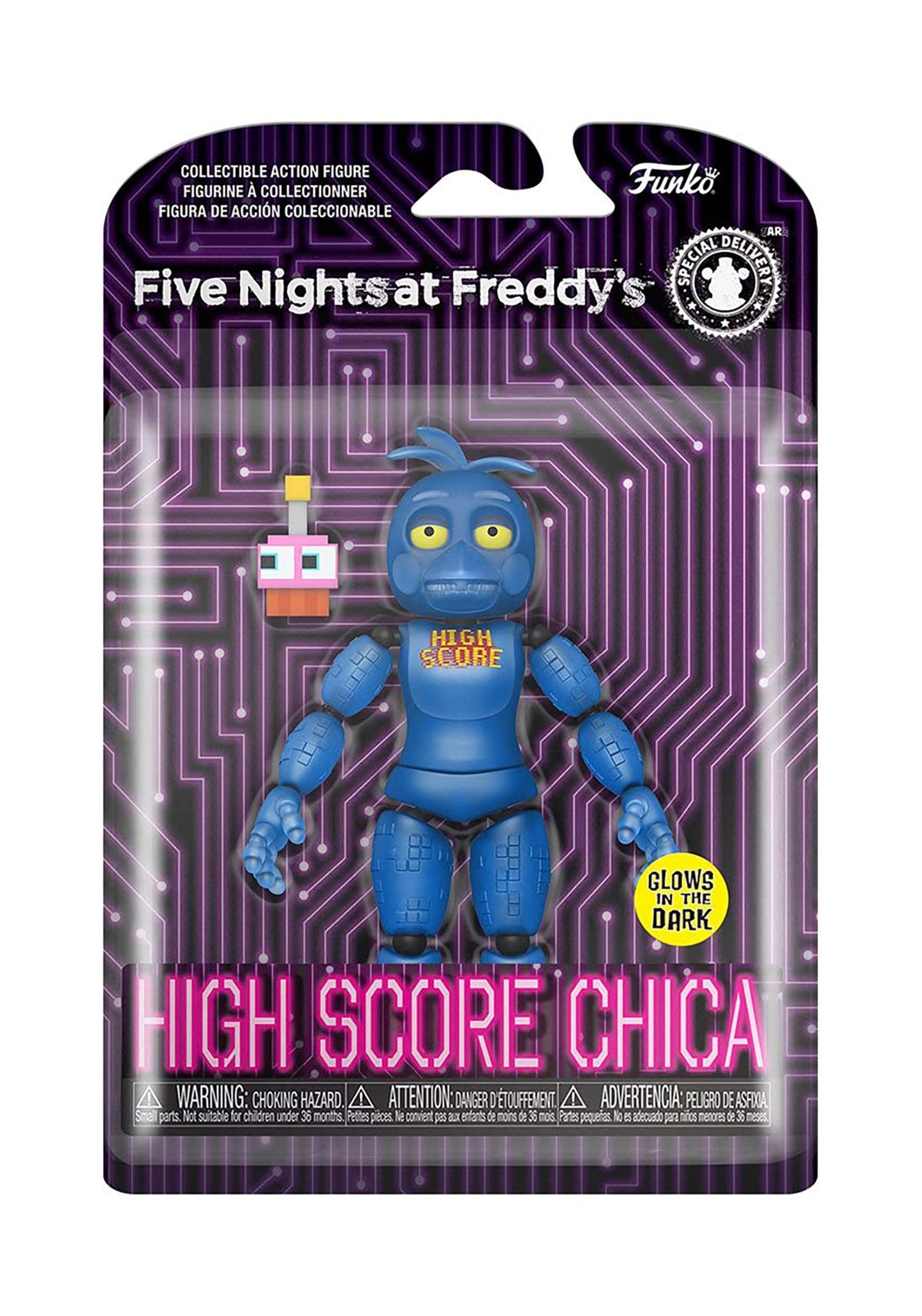 Funko Pop! Figura de Acción: Five Nights at Freddy's - High Score Chica (Brilla en la Oscuridad)