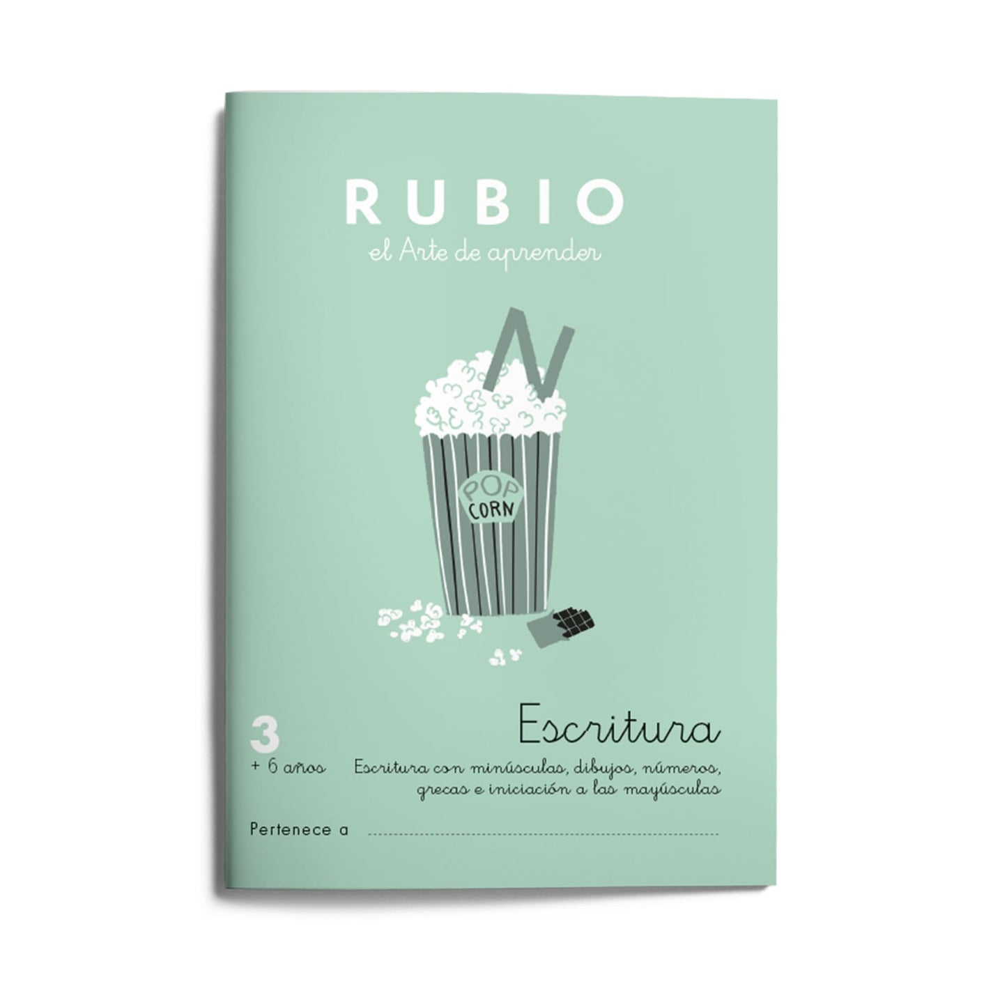 3 Escritura RUBIO | Escritura con minúsculas e iniciación a las mayúsculas | + 6 años
