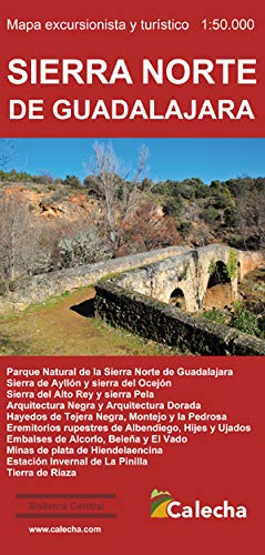 Libro: SIERRA NORTE DE GUADALAJARA. MAPA EXCURSIONISTA Y TURÍSTICO (GUIAS VIAJE)