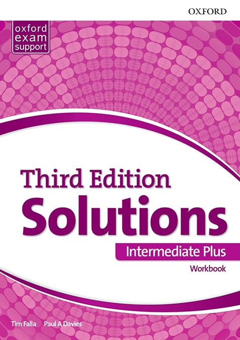 Libro: Solutions 3rd Edition Intermediate Plus. Workbook