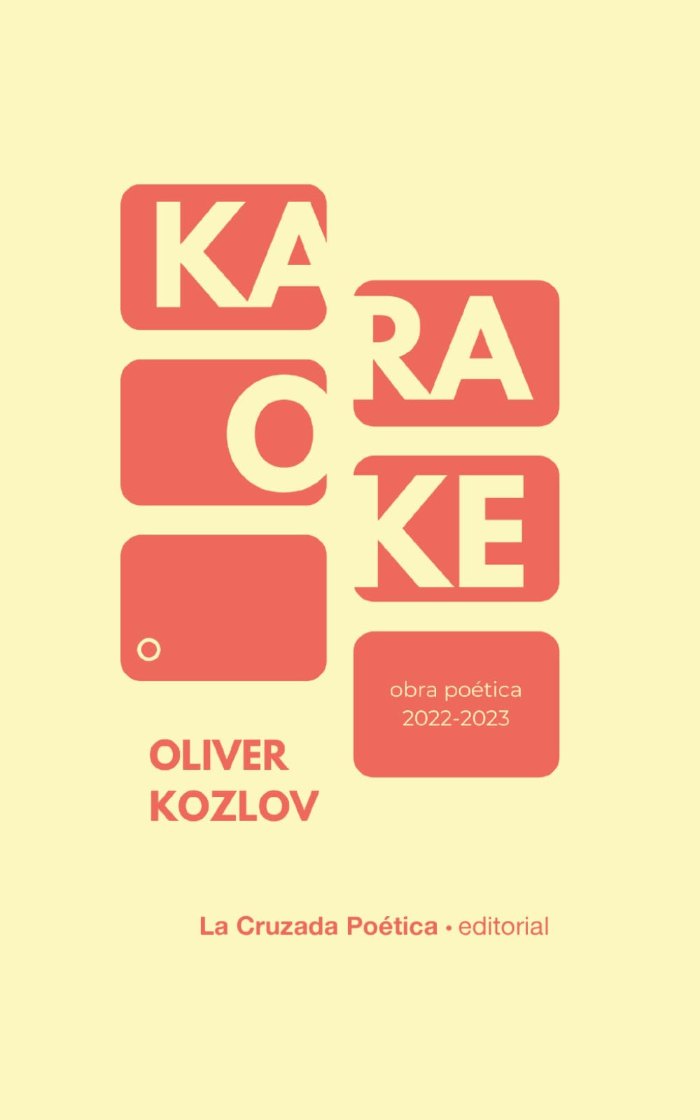 Libro: Karaoke: Obra poética 2022/2023