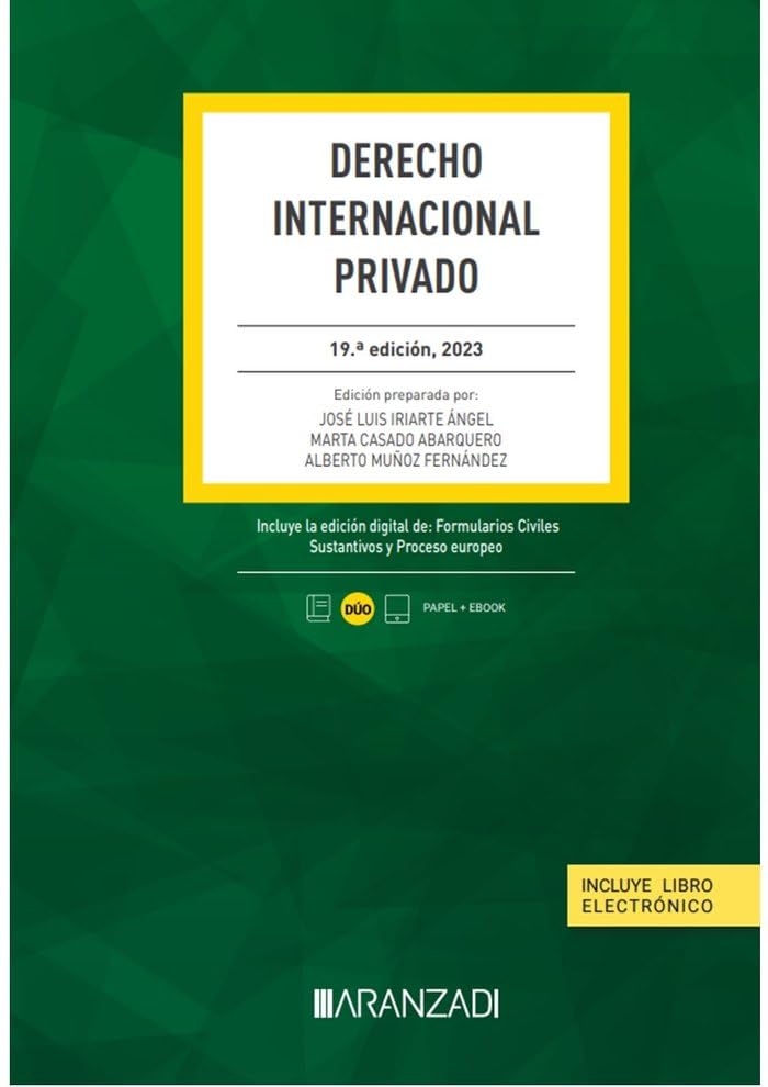 Libro: Derecho Internacional Privado (Papel + e-book)