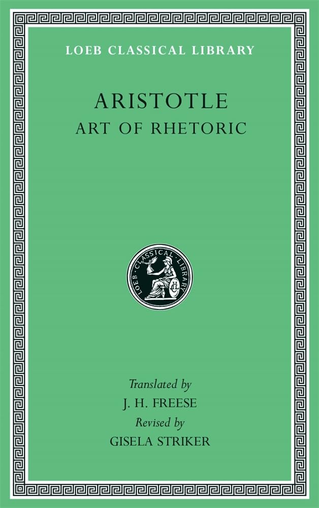 Libro: Art of Rhetoric (Loeb Classical Library)