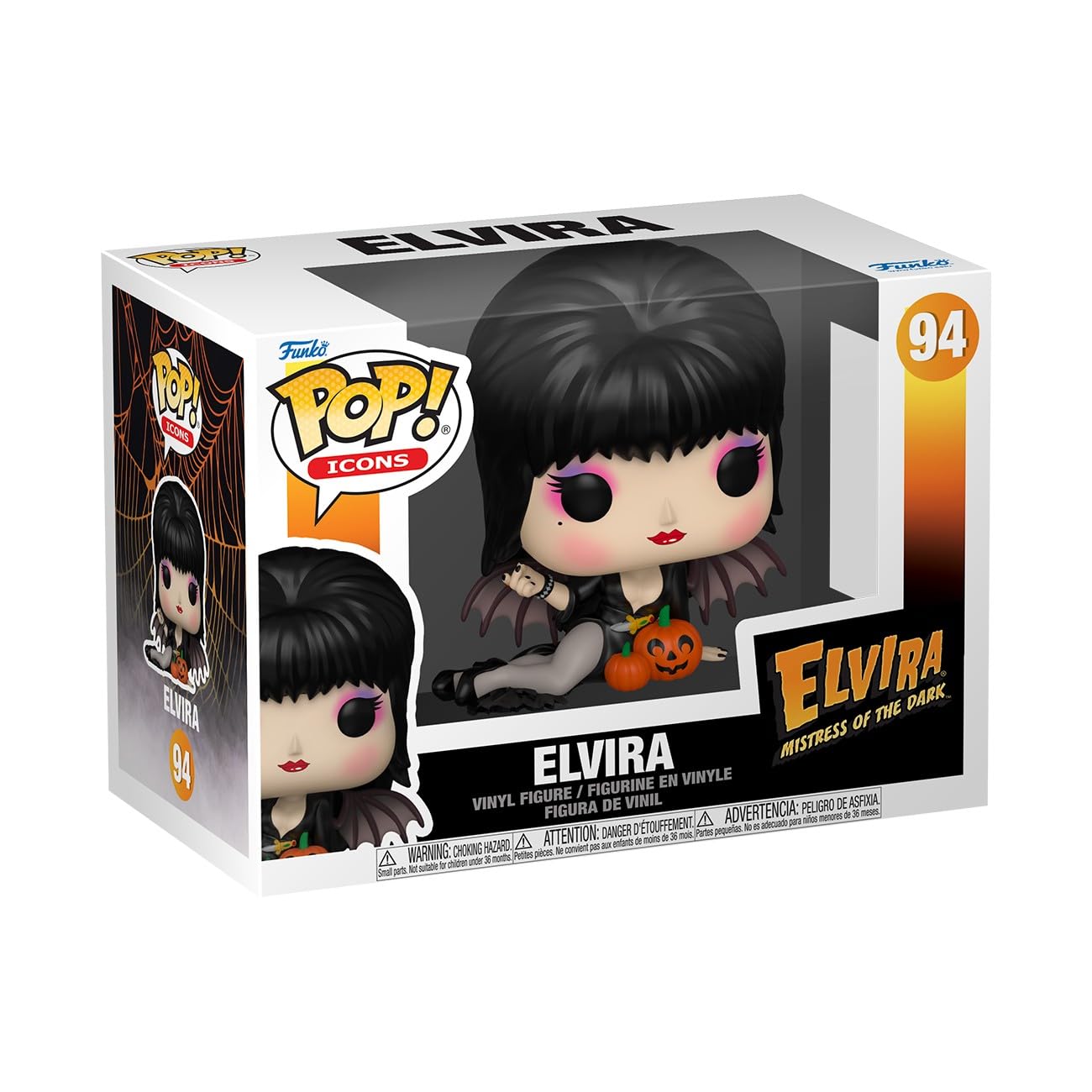 Funko Pop! Íconos: Elvira Mistress of the Dark - Elvira - Pumpkins