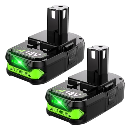 Batería-de-litio-POWTREE-P102-de-3800-mAh-y-18-V-(reemplazo-para-Ryobi-ONE+-P107,-P108,-P103,-P104,-P105,-P106,-P109-y-P122)-(2-unidades)