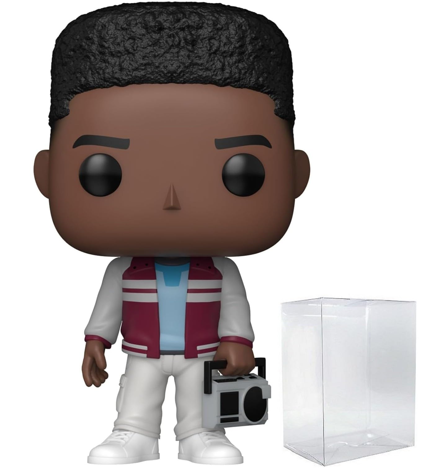 Funko Pop: POP Funko TV: Stranger Things - Lucas Sinclair (Season 5) Figura de Vinilo (Bundled with Compatible Box Protector Case), Multicolor, 3.75 Pulgadas