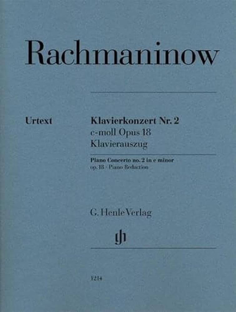 Libro: Rachmaninow, Sergej - Klavierkonzert Nr. 2 c-moll op. 18: Instrumentation: 2 Pianos, 4-hands, Piano Concertos