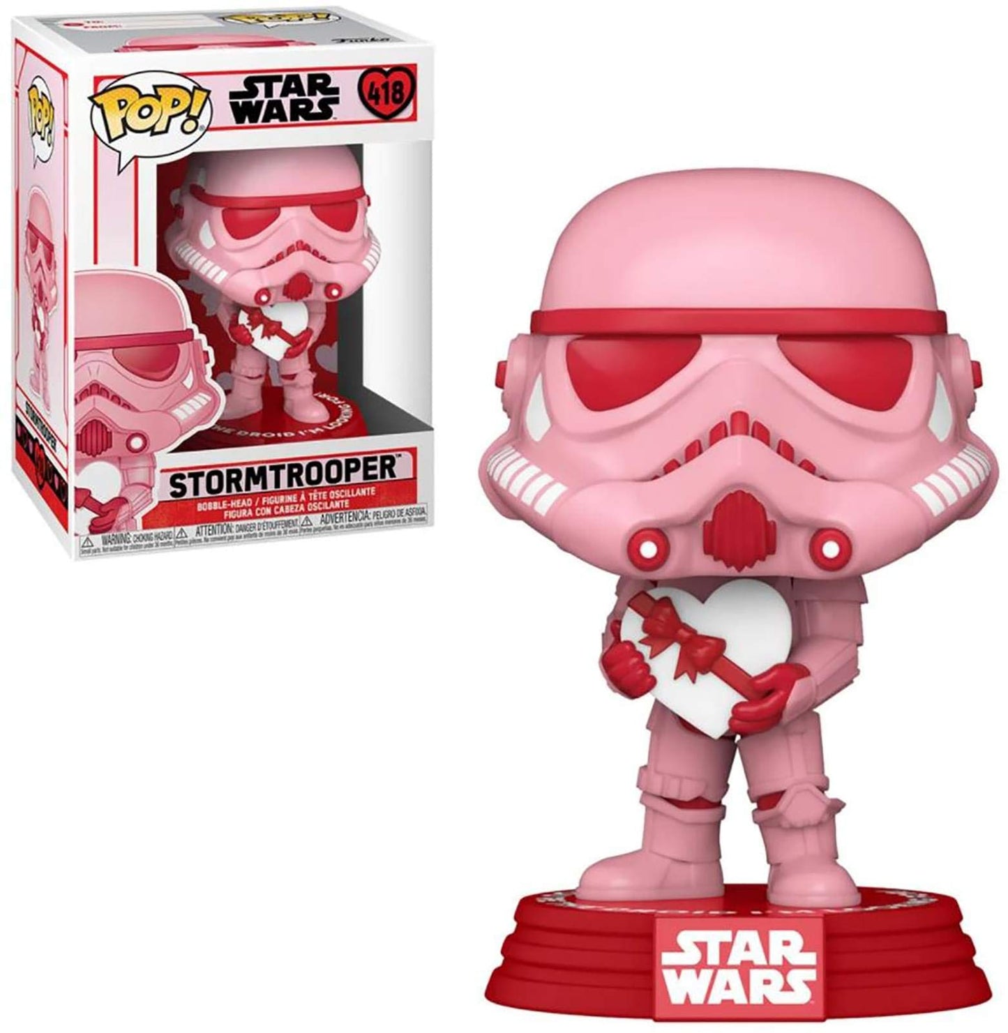 Funko Pop! Star Wars: San Valentín - Trooper con Corazón
