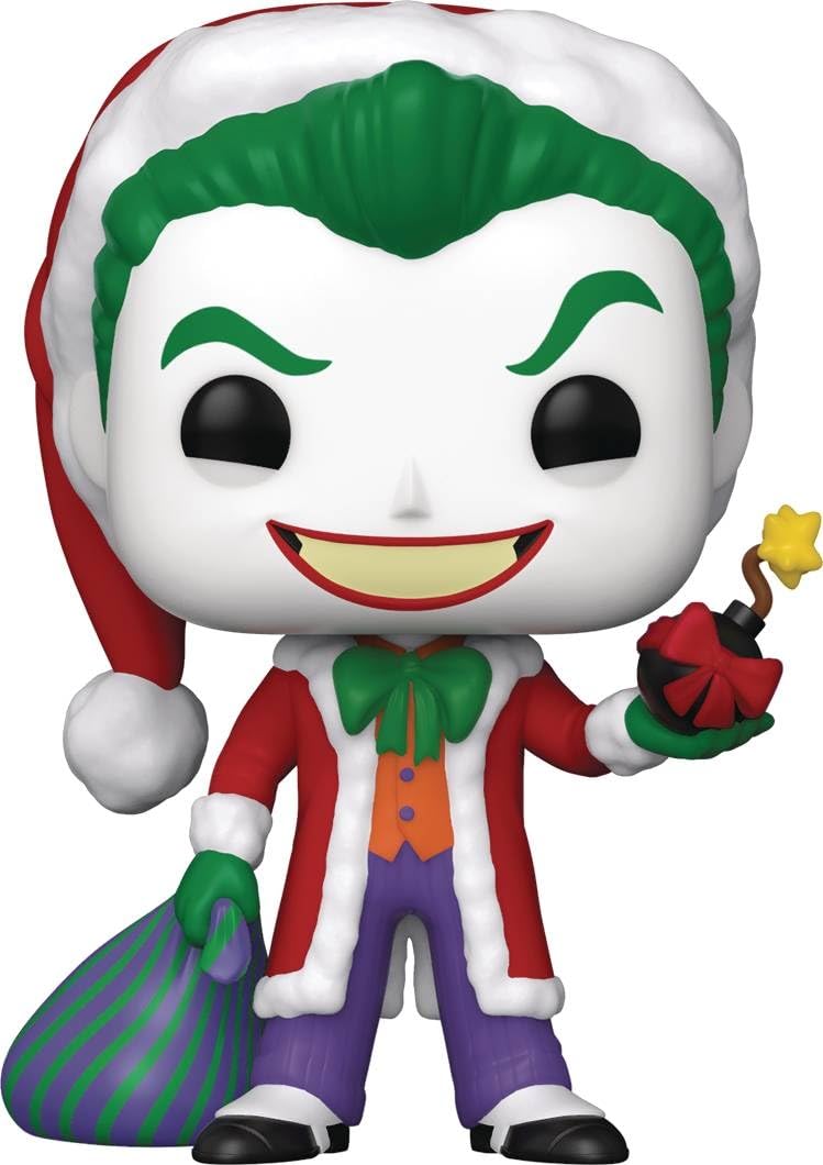 Funko Pop! DC Heroes: DC Navidad - The Joker as Santa Figura de Vinilo