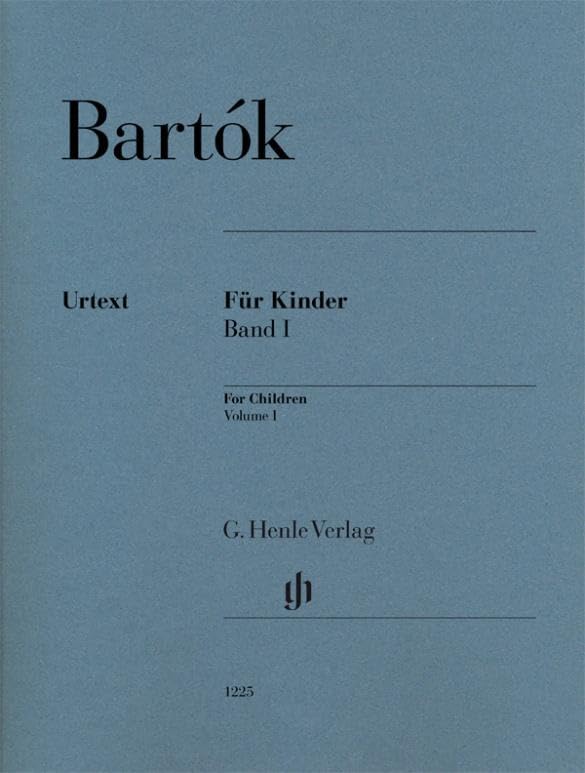 Libro: For Children, Volume I: Instrumentation: Piano solo
