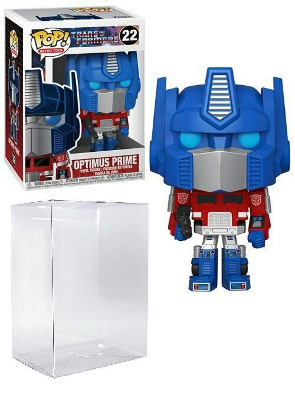 Funko Pop: POP Optimus Prime 22 Retro Toys Transformers Figura de Vinilo (Bundled with EcoTek Protector to Protect Display Box)
