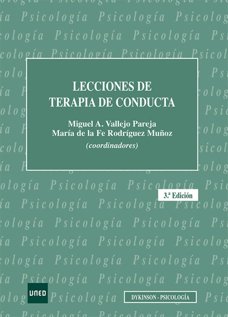 Libro: Lecciones de Terapia de Conducta