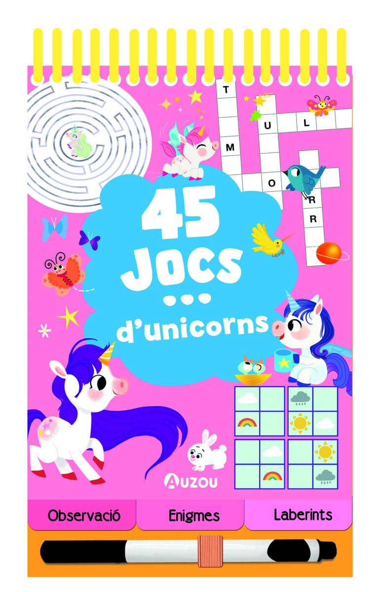 Libro: 45 Jocs d’unicorns (45 Juegos)