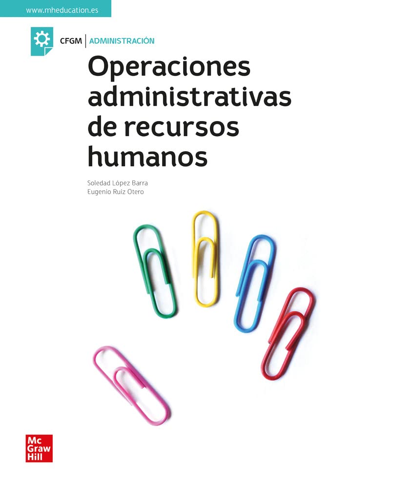 Libro: Operaciones administrativas de recursos humanos - 9788448635206