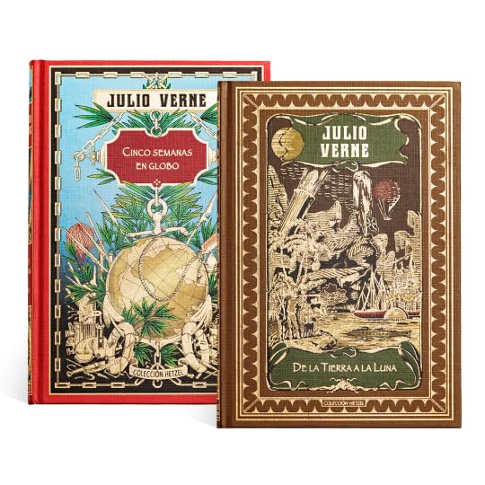 Libro: Pack Julio Verne II. Contiene 2 libros: Cinco semanas en globo. De la Tierra a la Luna (Coleccionables)