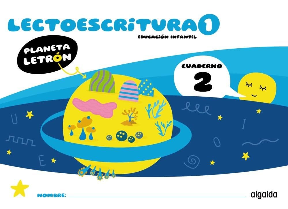 Libro: Planeta Letrón. Lectoescritura. Nivel 1. Cuaderno 2