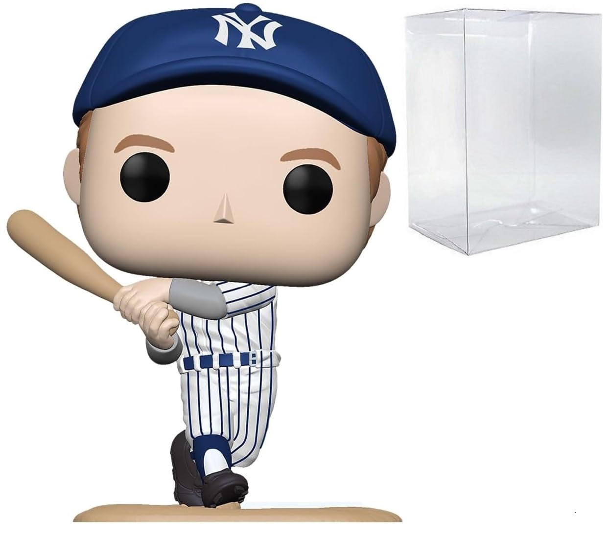 Funko Pop: POP MLB: Legends - Lou Gehrig Funko Figura de Vinilo (Bundled with Compatible Box Protector Case), Multicolor, 3.75 Pulgadas