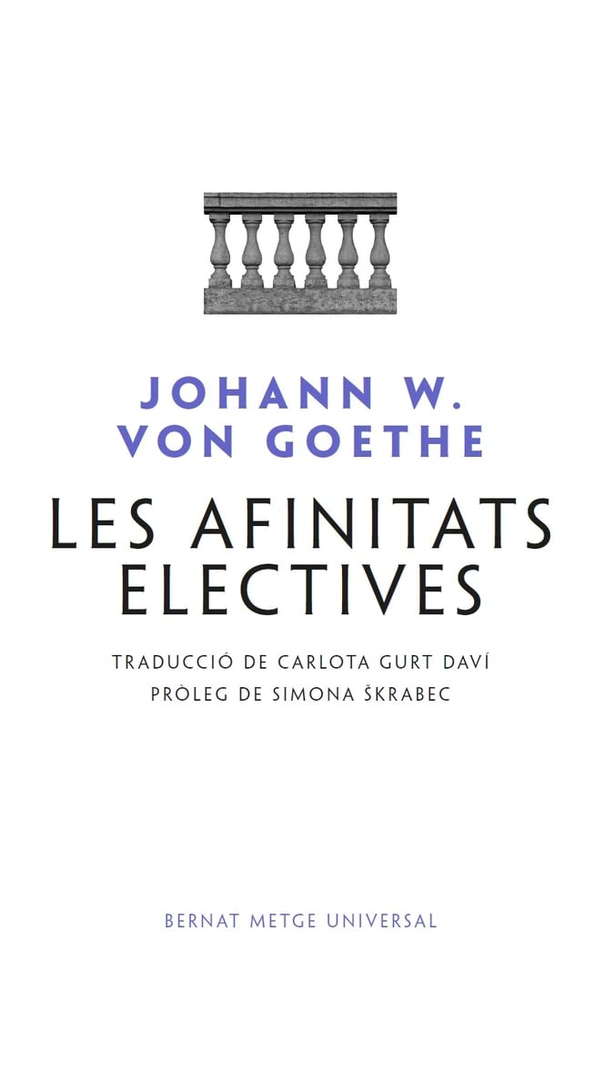 Libro: Les afinitats electives