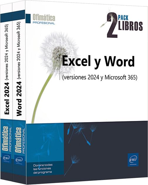 Libro: EXCEL Y WORD (VERSIONES 2024 Y MICROSOFT 365) - PACK DE 2 LIBROS