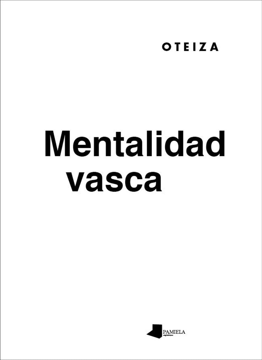 Libro: Mentalidad vasca