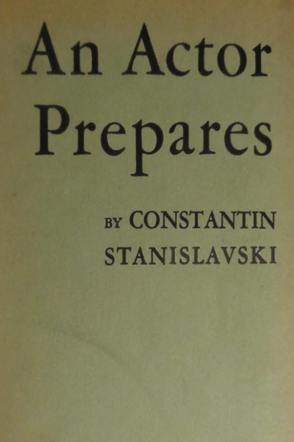 Libro: An Actor Prepares