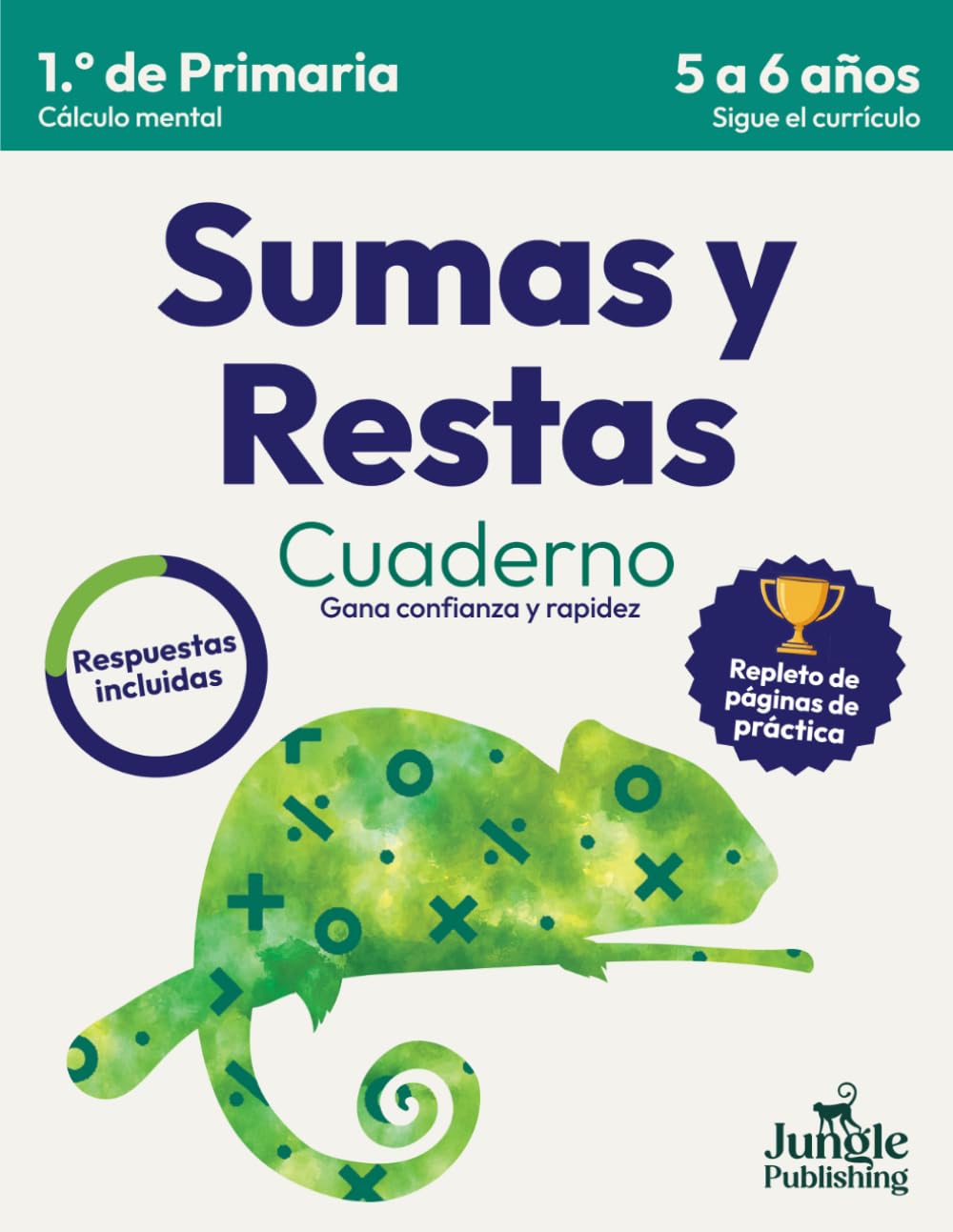 Libro: Sumas y Restas: Cuaderno de ejercicios de matemáticas para niños de 5 a 6 años | Dígitos del 0-20
