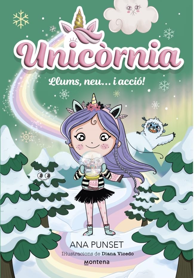 Libro: Unicòrnia 14 - Llums, neu... i acció!: Un llibre màgic amb purpurina a la coberta! (Univers Unicòrnia)