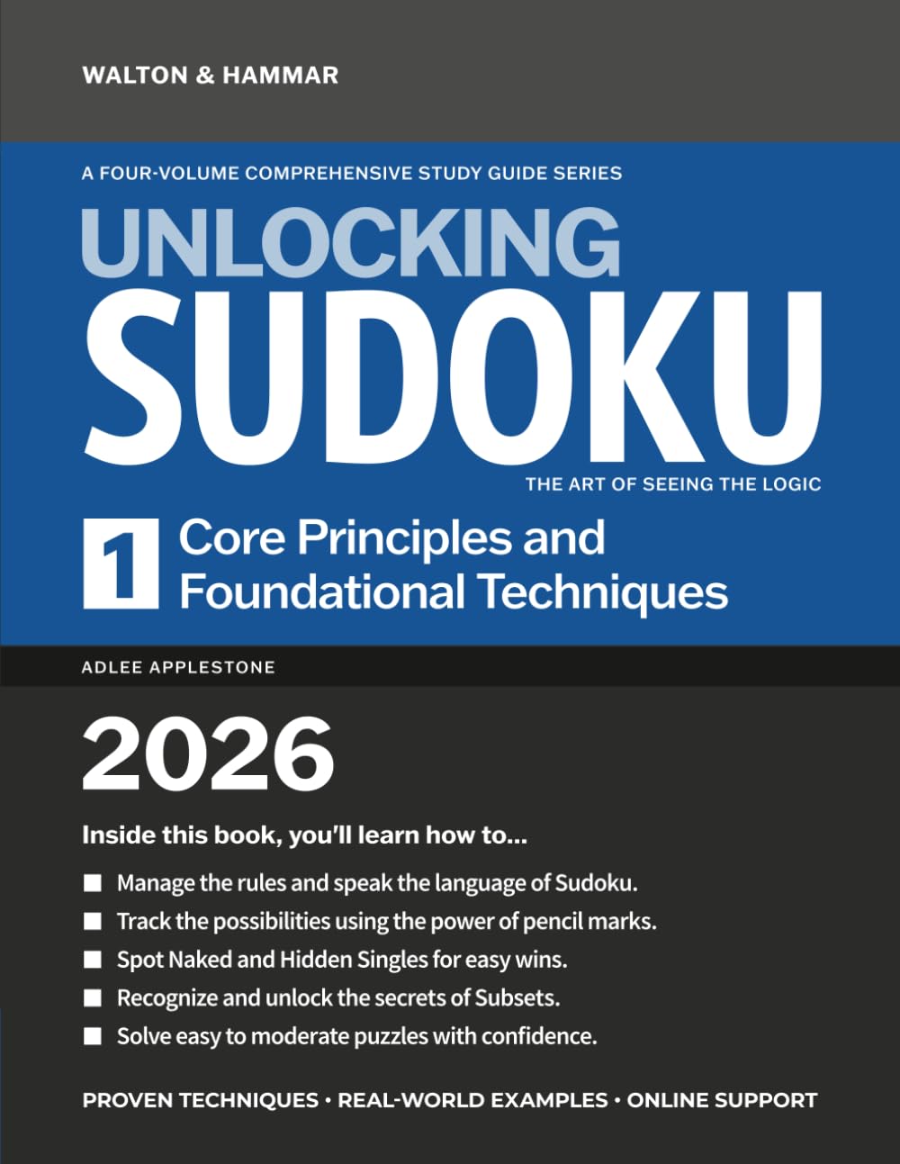 Libro: Unlocking Sudoku - The Art of Seeing the Logic: Core Principles and Foundational Techniques - Volume One
