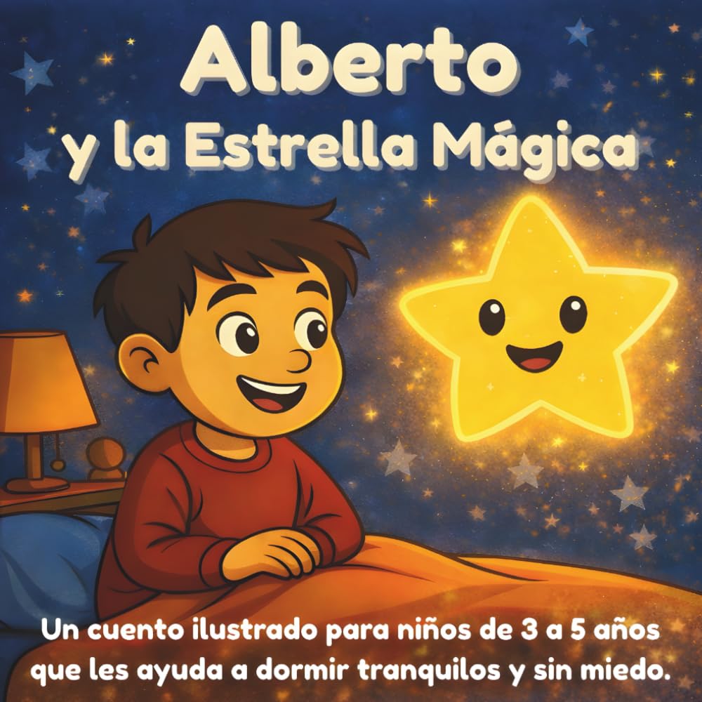 Libro: Alberto y la estrella mágica: Superar el miedo a dormir solo: cuento para niños de 3 a 5 años que ayuda a dormir tranquilos