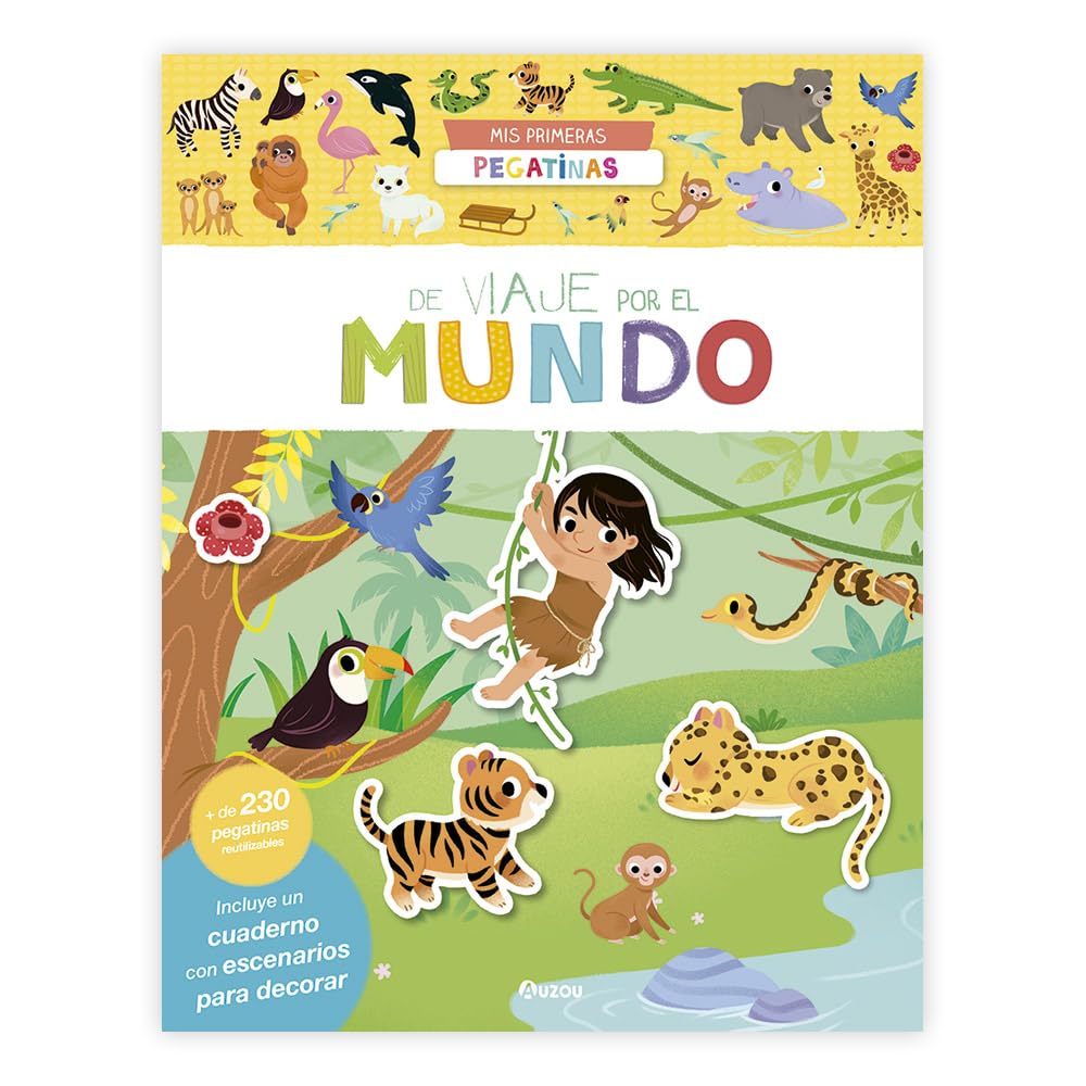 Libro: Mis primeras pegatinas. De viaje por el mundo
